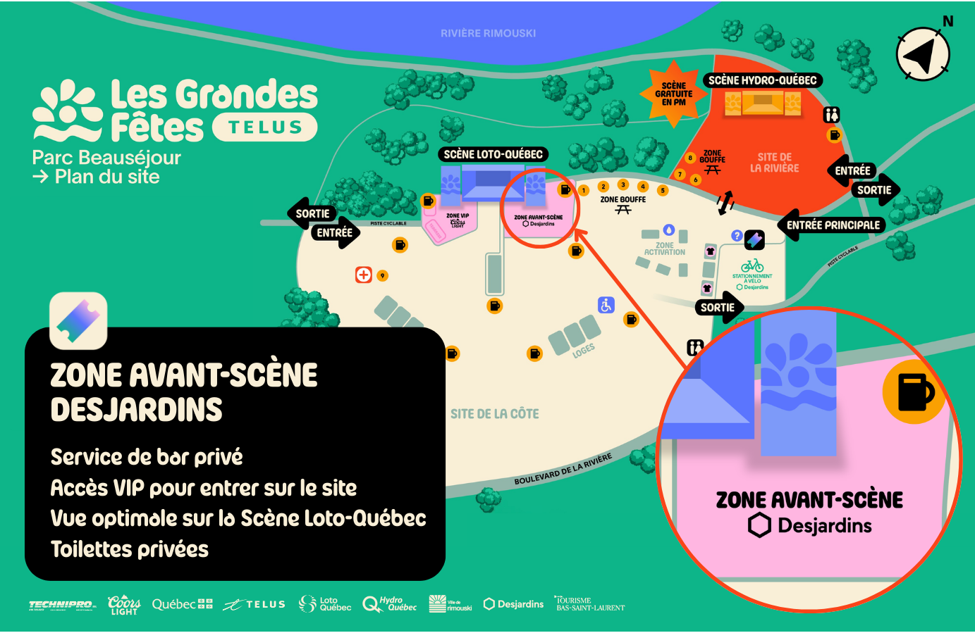 Zone Avant-Scène Desjardins