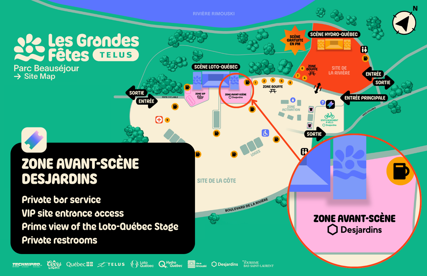 Zone Avant-Scène Desjardins